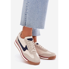 EVento Scarpe sportive da ginnastica da donna beige 1