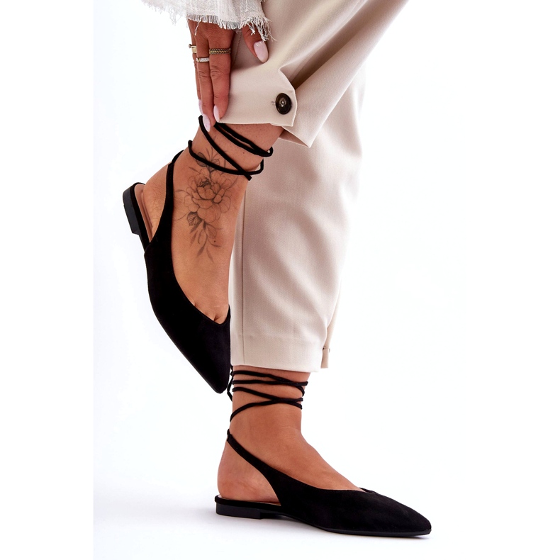 Ballerine eco-ecologiche femminili nero 3