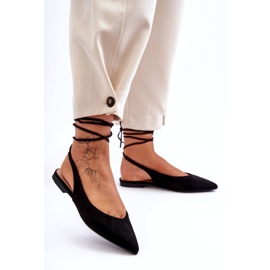 Ballerine eco-ecologiche femminili nero 1
