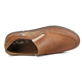 Olivier Slip-On 283GT CAMEL CAMEL MACCASINS MACCASINS CARCHE marrone 5