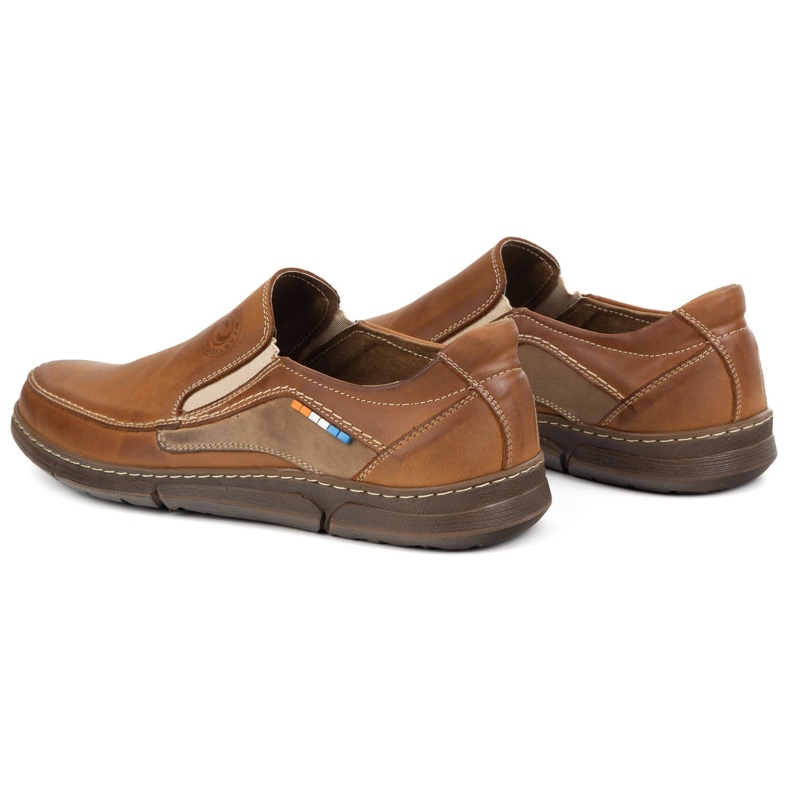 Olivier Slip-On 283GT CAMEL CAMEL MACCASINS MACCASINS CARCHE marrone 3