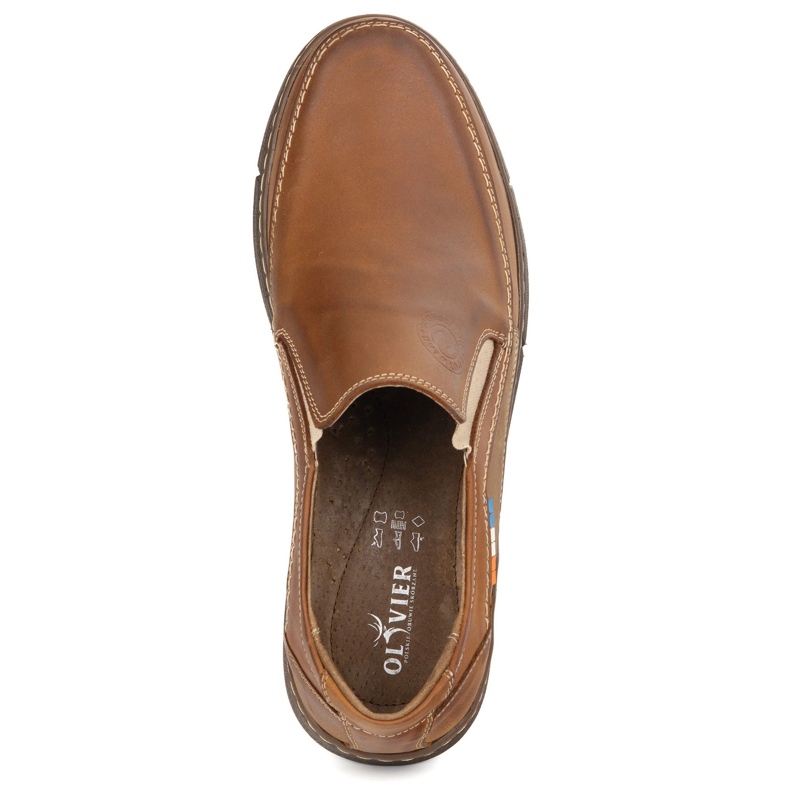 Olivier Slip-On 283GT CAMEL CAMEL MACCASINS MACCASINS CARCHE marrone 4
