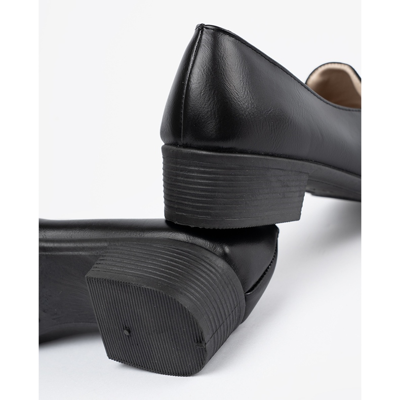 Scarpe a ruote basse da donna nera nero 1