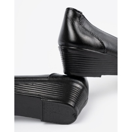 Scarpe da donna con ricamo decorativo nero 2