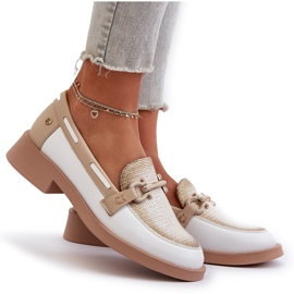 MOAFER MACIEJKA PELLE 06493-11 BIANCO E BEIGE bianca 7