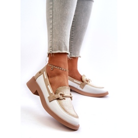 MOAFER MACIEJKA PELLE 06493-11 BIANCO E BEIGE 2