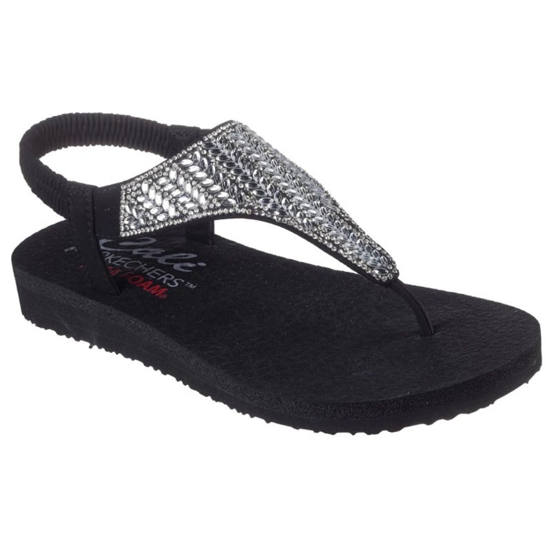 Sandals Skechers Meditation - Glamous Muse nel 119744 -blk nero 1