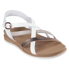 Sandals Skechers Bobs Desert Kiss Low - Picco rango in 114709 -Wht bianco 1