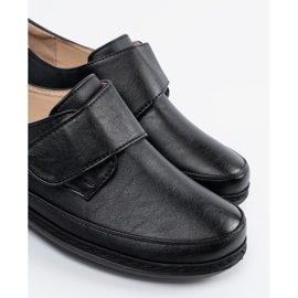 Shelvt Scarpe da donna in velcro nero 1