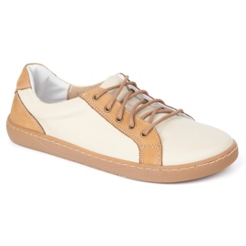 Olivier Scarpe in pelle da donna a piedi nudi 910j beige 1