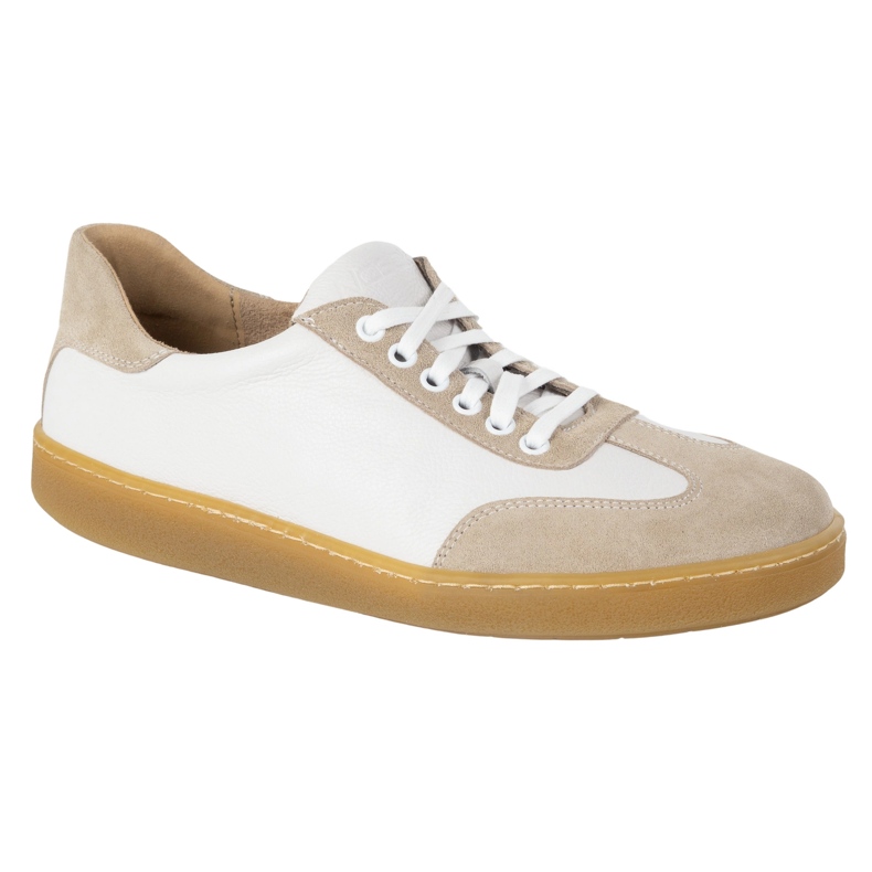 WASAK Scarpe in pelle minimalista maschile a piedi nudi 0248W bianco 1