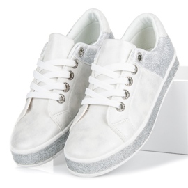 Seastar Sneakers Bianche Sulla Rilegatura bianco 1
