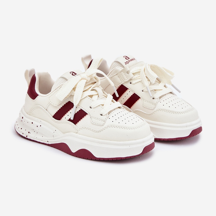 Boto Sneaker per bambini sulla piattaforma beige e beige Grellio 1