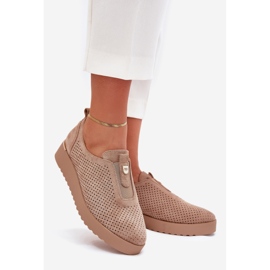 EVento Scarpe da donna sulla piattaforma con eco sieto dark beige aviara 1