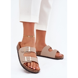 Boto Sandali Slip-On Cortina Beige Da Donna 2