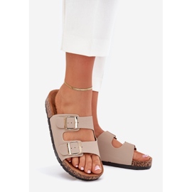 Boto Sandali Slip-On Cortina Beige Da Donna 1