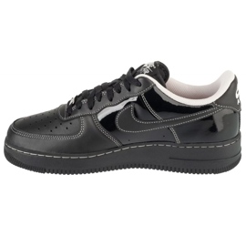 Nike Air Force 1 07 Basso Pacchetto Parigi Patentto M HV6226-001 Scarpe nero 1