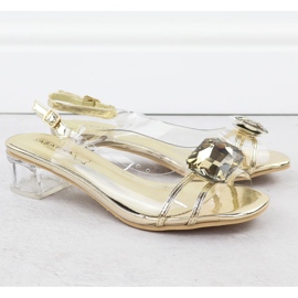 Golden Sabatina 33506-7 sandali trasparenti d'oro 2