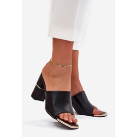 Boto Eleganti infradito da donna sul Black Raiza Post nero 1