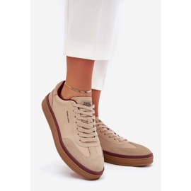 Sneakers in pelle femminile Big Star di Daniel Lopez SS2D4007 Beige 1