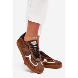 Sneaker femminile Big Star di Daniel Lopez SS2D4016 Camel marrone 1