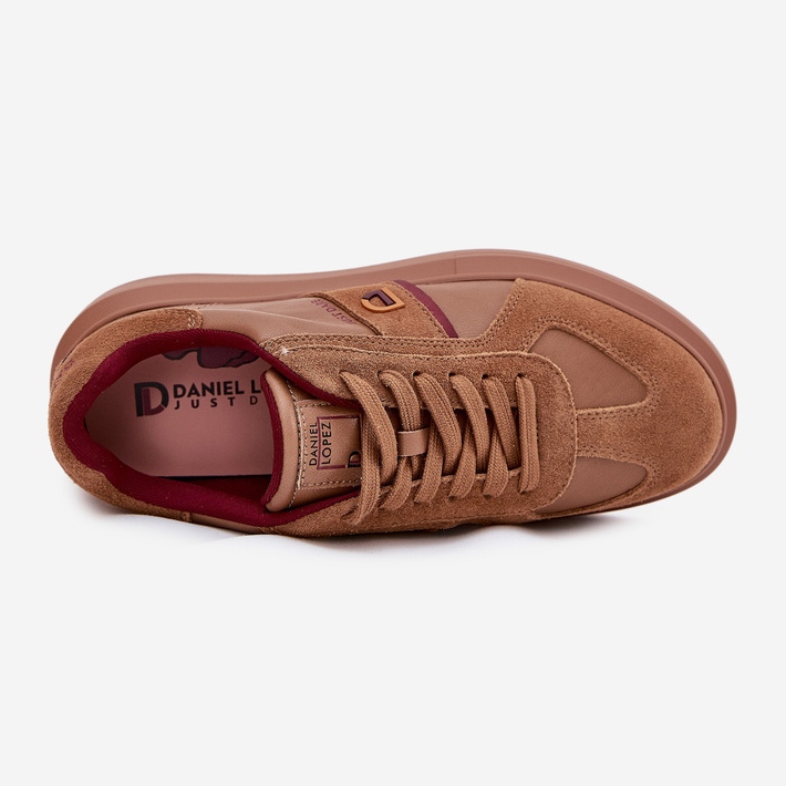 Sneaker in pelle femminile sulla piattaforma Big Star di Daniel Lopez SS2D4005 Brown marrone 2