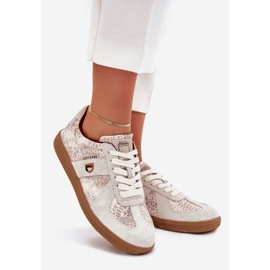Sneaker femminile Big Star di Daniel Lopez SS2D4032 Animal Beige Pattern 1