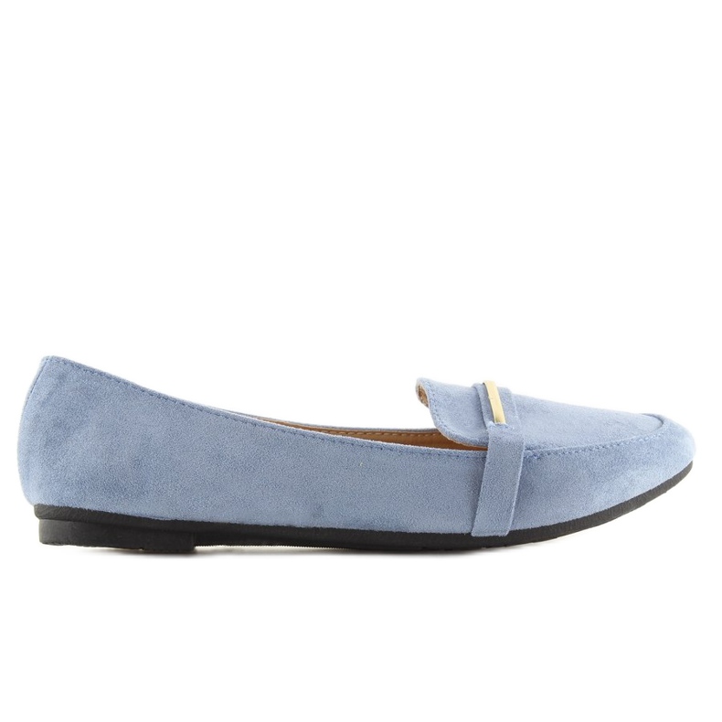 Mocassini da donna blu 9988-121 denim 2