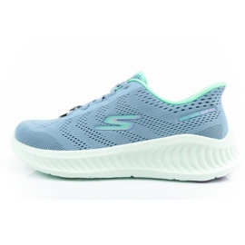 Scarpe skechers vanno a piedi ora -khloe slip -ins in 125643/blgr blu 2