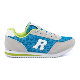 Shelvt Sneaker in sfumature di blu e grigio 2
