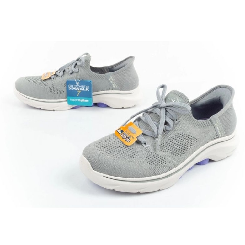 Skechers Schechers Go Walk 7-Via 125213/Gylv Scarpe grigio 7