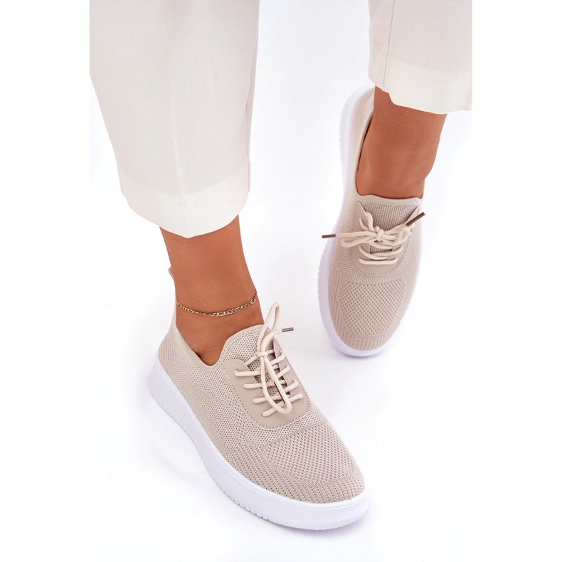 Seastar Materiate Spet Sports Scarpe sulla piattaforma Beige femminile 3