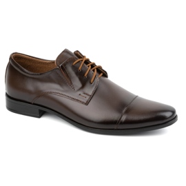 Olivier Scarpe da uomo in pelle formale 288 marrone scuro 2
