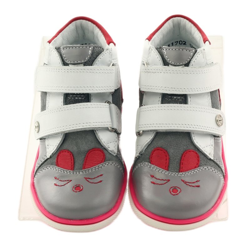 Scarpe da bambina per coniglio Bartek 11702 grigio 4