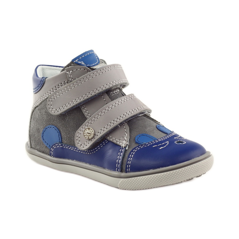 Scarpe da bambino per coniglio Bartek 11702 grigio blu 1