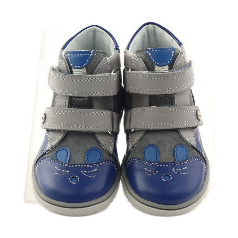 Scarpe da bambino per coniglio Bartek 11702 grigio blu 4