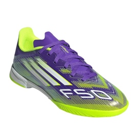 Lega Adidas F50 nelle scarpe da calcio JR JH7750 viola 1