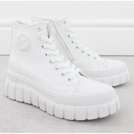 News Sneaker alte isolate sulla piattaforma di notizie bianche 9152 bianca 2