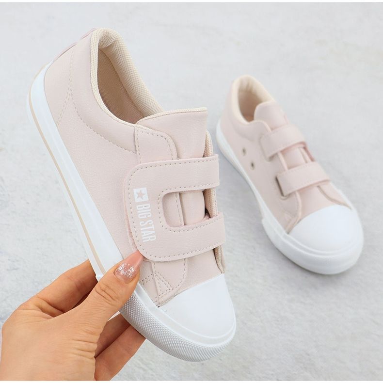 Big Star LL374072 Sneaker rosa di pelle ecologica in pelle rosa 1