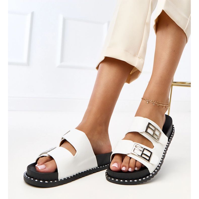 Flip White Flip sulla piattaforma Blau bianca 1