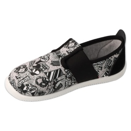 BEFADO RAGAZZO SLIPERS 901x024 Vari motivi Inserto in pelle grigio 1