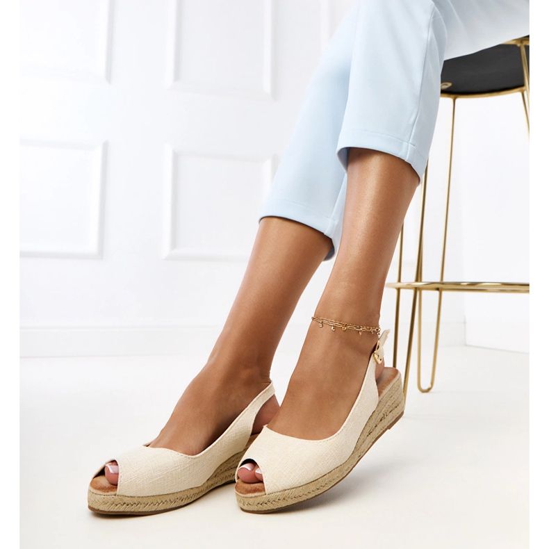 Beige sandals espadrilles sul cuneo nevarez 2