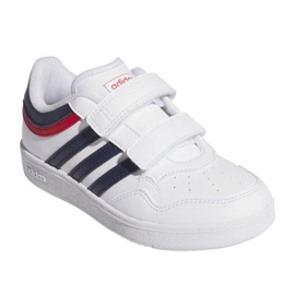 Scarpe adidas hoops 4.0 jr ji3484 bianco 1