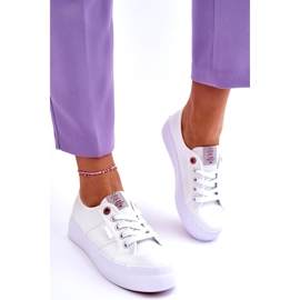 Sneaker da donna sulla piattaforma Cross Jeans LL2R4040 White bianca 4