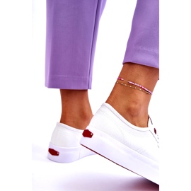 Sneaker da donna sulla piattaforma Cross Jeans LL2R4040 White bianco 3