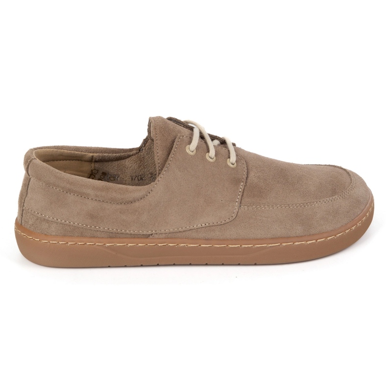 Olivier Mocassini femminili a piedi nudi 0797W - scarpe in pelle in pizzo polacco beige 1