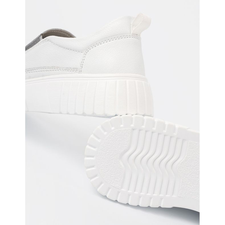 Sergio Leone Scarpe da donna Open Openwork White sulla piattaforma bianco 1