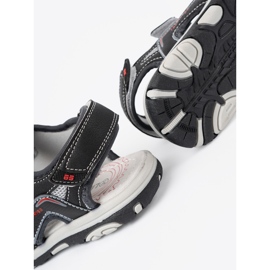 Shelvt Sandali per ragazzi neri nero 1