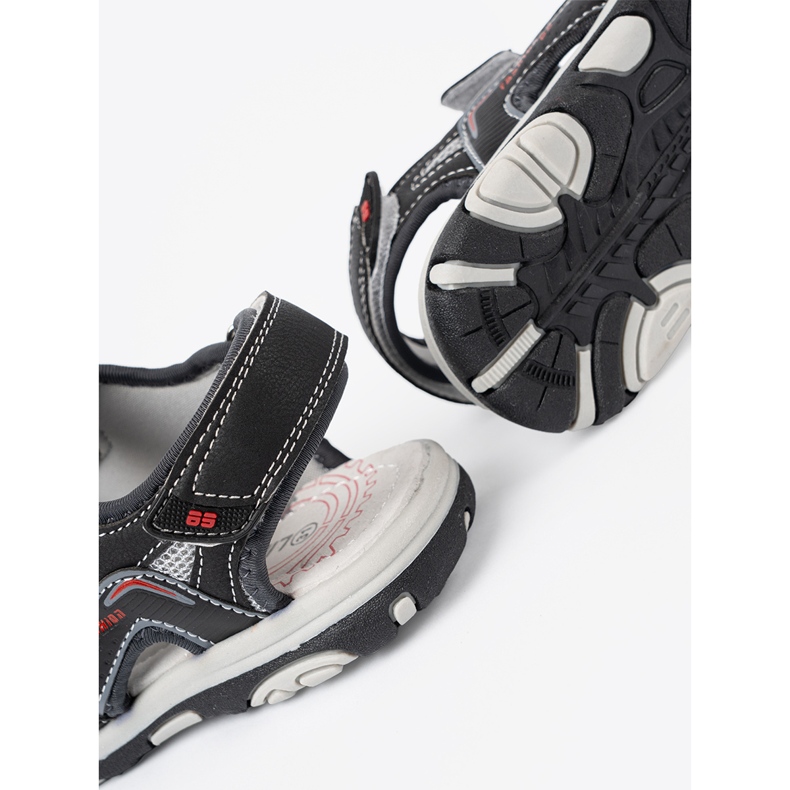 Shelvt Sandali per ragazzi neri nero 1