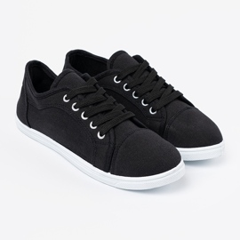 Shelvt Sneaker allacciati neri nero 2